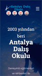 Mobile Screenshot of antalyadalisokulu.com